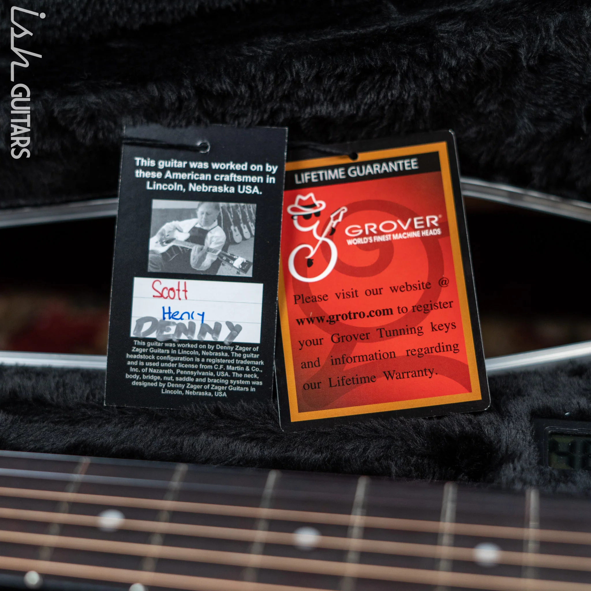 Zager Travel Acoustic-Electric Natural Mahogany - Image 15