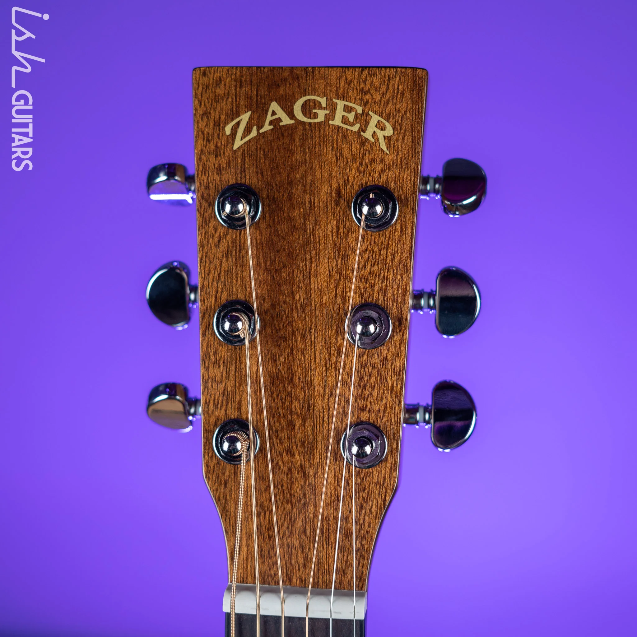 Zager Travel Acoustic-Electric Natural Mahogany - Image 5